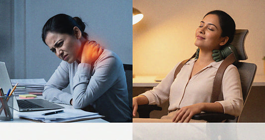 Relief from pain by massager