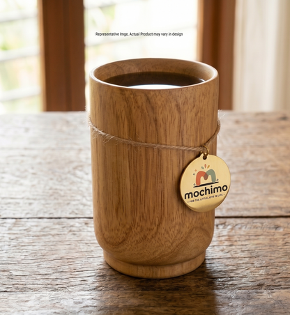 Vijaysar herbal wood tumbler (4 Inch)