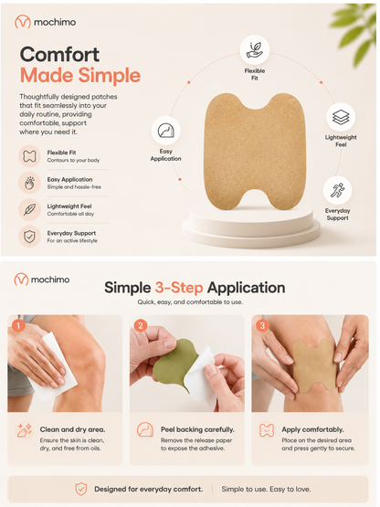Knee Pain Relief Patch | Herbal Pain Relief Knee Patch