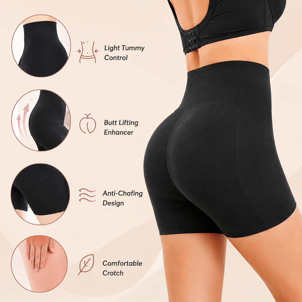 BBL Padded Shorts-(Elastic Fit)